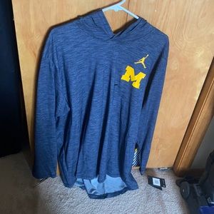 University of Michigan Jordan Dri-Fit long sleeve